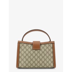 Padlock handbag with shoulder strap