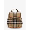 Horseshoe nylon backpack with check pattern