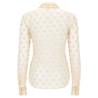 CAMICIA IN MESH A POIS