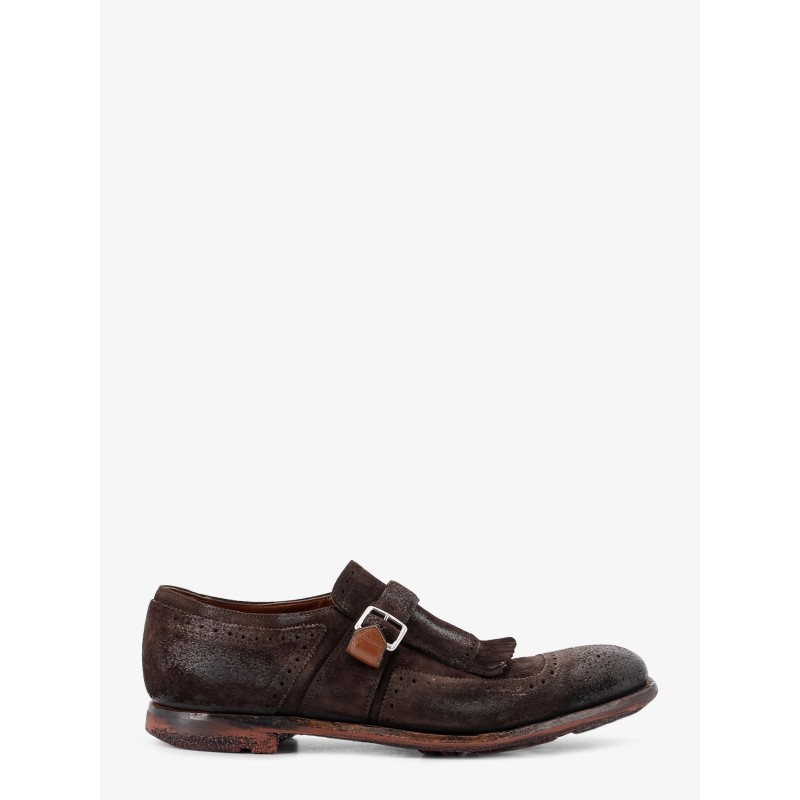 Shanghai loafers in vintage-effect suede
