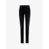 Slim Fit black denim trousers