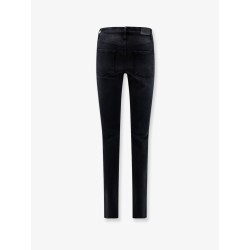 Slim Fit black denim trousers
