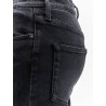 Slim Fit black denim trousers