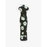 Viscose dress with Sakura print