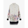 Silk shirt with Dior Hortensia Garden print