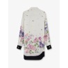 Silk shirt with Dior Hortensia Garden print