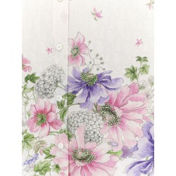 Silk shirt with Dior Hortensia Garden print