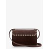 Rockstud suede crossbody bag