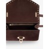 Rockstud suede crossbody bag