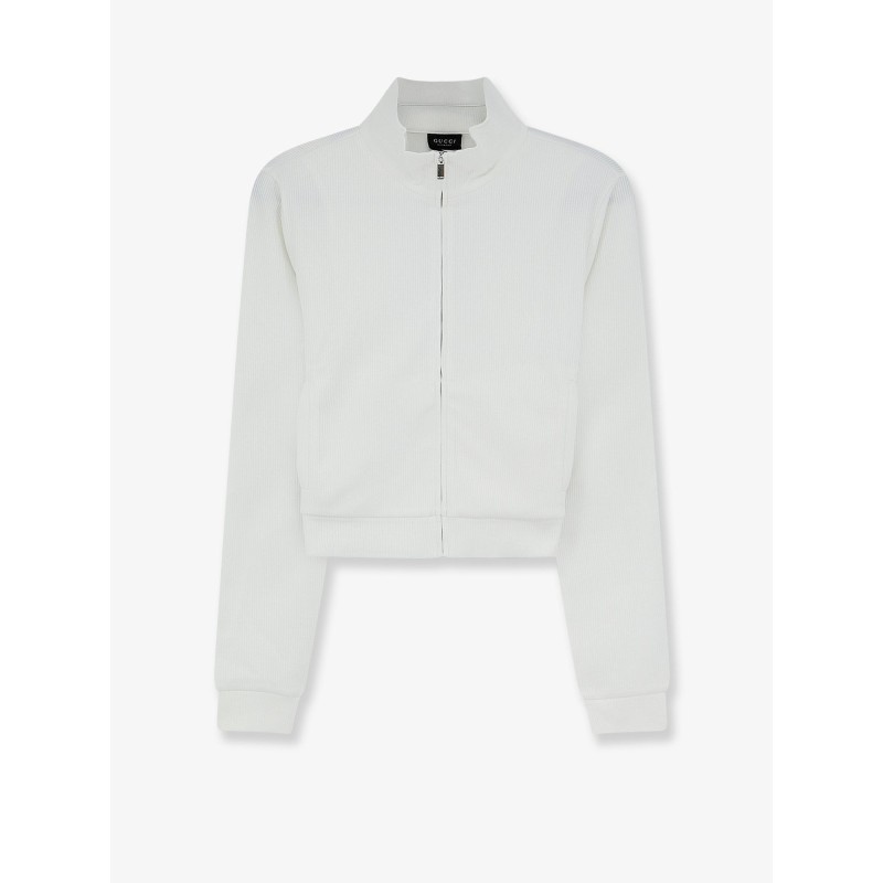 Lightweight ribbed cotton jersey sweatshirt