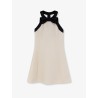 Mini dress with bow detail