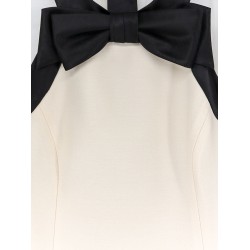 Mini dress with bow detail