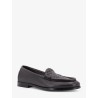 Silenzio leather loafers with Intrecciato motif