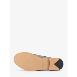 Silenzio leather loafers with Intrecciato motif