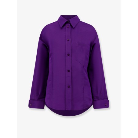 Silk shantung shirt