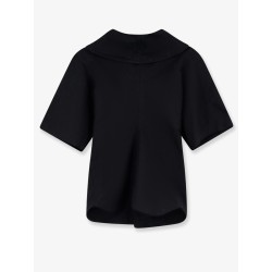 Compact cotton canvas shirt with Square Knot buttons