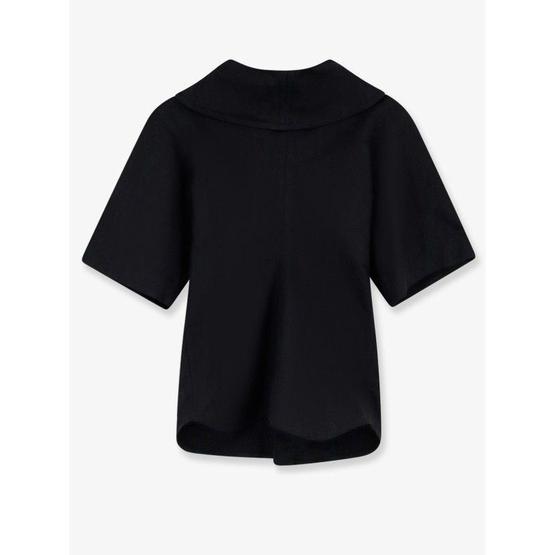 Compact cotton canvas shirt with Square Knot buttons