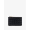 Leather wallet with Intrecciato pattern