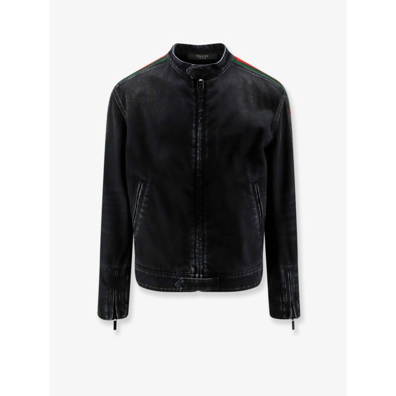 Black denim jacket certified cotton jacket with a faded effect