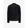 Black denim jacket certified cotton jacket with a faded effect