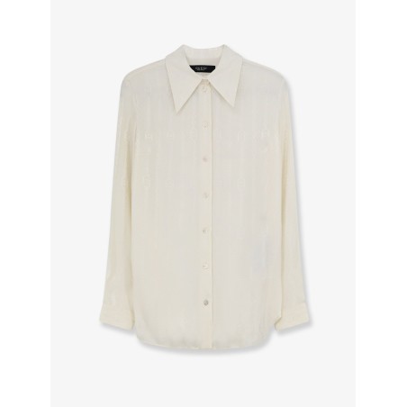 Silk shirt with iconic print
