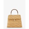 Sybil wicker handbag