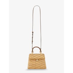 Sybil wicker handbag