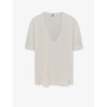 Silk and cotton blend T-shirt