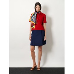 Multicolored silk scarf