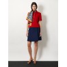 Multicolored silk scarf