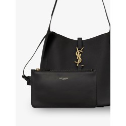 Le 5 à 7 leather shoulder bag