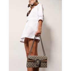 Dionysus Medium GG Supreme Fabric crossbody bag