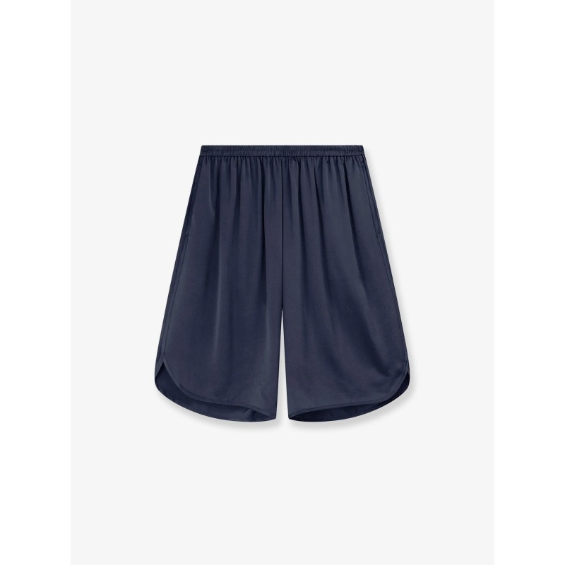 Nelis satin Bermuda shorts