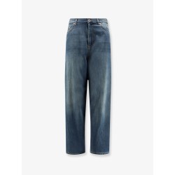 Light Denim Jeans with Vintage effect
