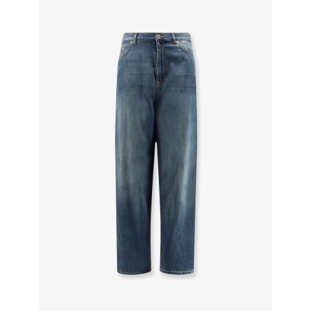 Light Denim Jeans with Vintage effect