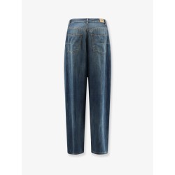 Light Denim Jeans with Vintage effect