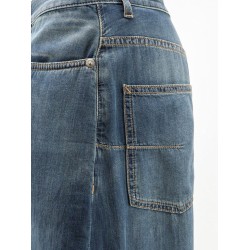 Light Denim Jeans with Vintage effect