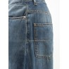 Light Denim Jeans with Vintage effect