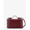 Bang Bang leather vanity case with Intrecciato motif