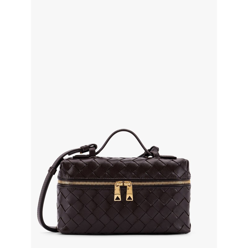 Bang Bang leather shoulder bag with Intrecciato pattern