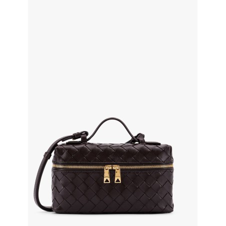 Bang Bang leather shoulder bag with Intrecciato pattern