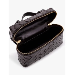 Bang Bang leather shoulder bag with Intrecciato pattern