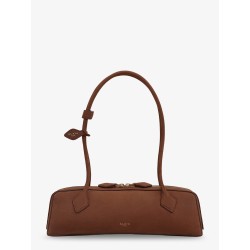 Teckel Medium suede shoulder bag