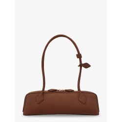 Teckel Medium suede shoulder bag