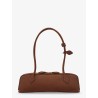 Teckel Medium suede shoulder bag