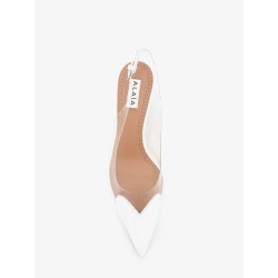Le Coeur Slingback PVC and leather pumps