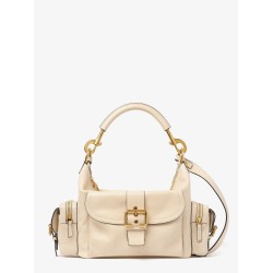 Medium Double Carry leather shoulder bag