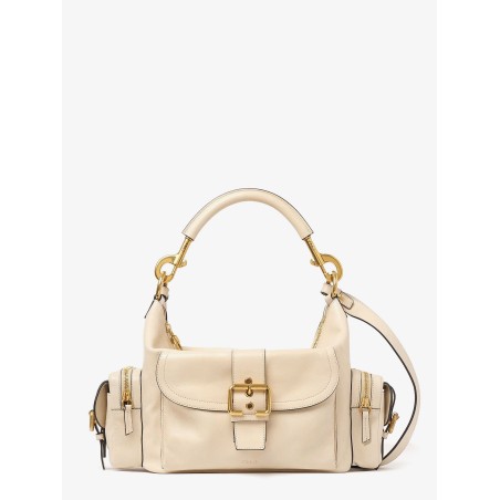 Medium Double Carry leather shoulder bag