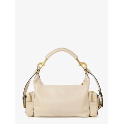 Medium Double Carry leather shoulder bag