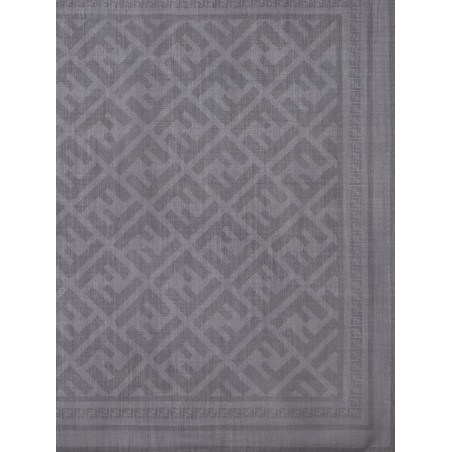 Wool and silk scarf
